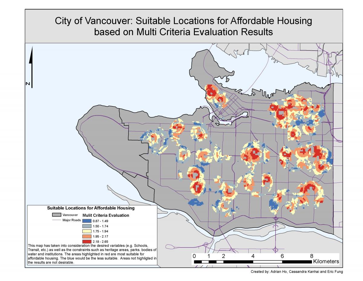 քաղաք: Vancouver GIS քարտեզի վրա