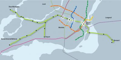 Քարտեզ Վանկուվերի monorail