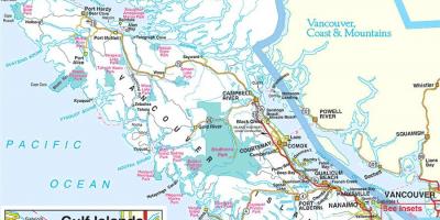 Vancouver պարկերի քարտեզի վրա