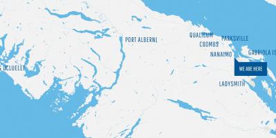 Քարտեզ Кумбса Vancouver island 