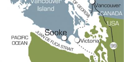 Քարտեզ суке Vancouver island 