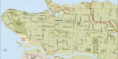 Քարտեզը փ Vancouver մեր թվարկությունից առաջ, Կանադա