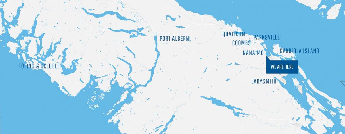 Քարտեզ Кумбса Vancouver island 