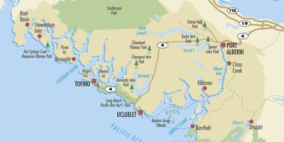 Քարտեզ юклулет Vancouver island 