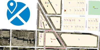 Vanmap քաղաքի Vancouver 