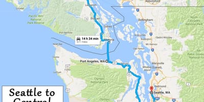 Vancouver island քարտեզ հեռավոր տարածությունից